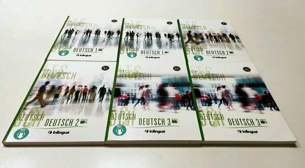 general German course books from A1 to C2 level